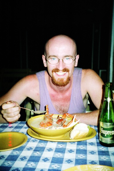 mariscada, the local seafood chowder..