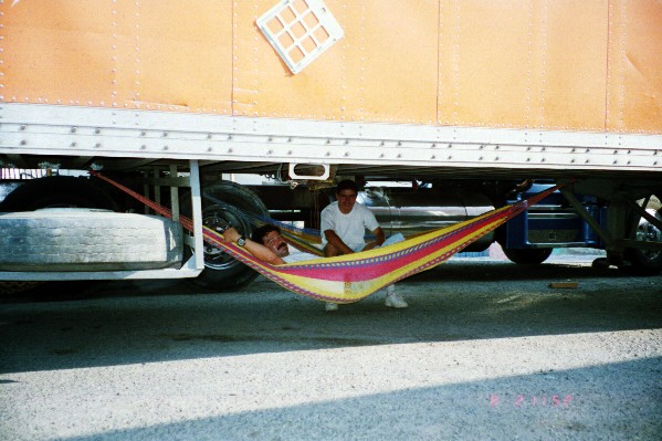 lazy trucker..